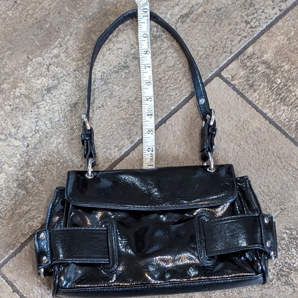 Naturalizer Y2K Faux Patent Leather Mini Shoulder Bag Black - Picture 14 of 16